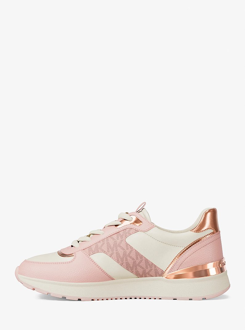 Remy Mixed-Media Trainer in PWD BLSH MLT | Michael Kors