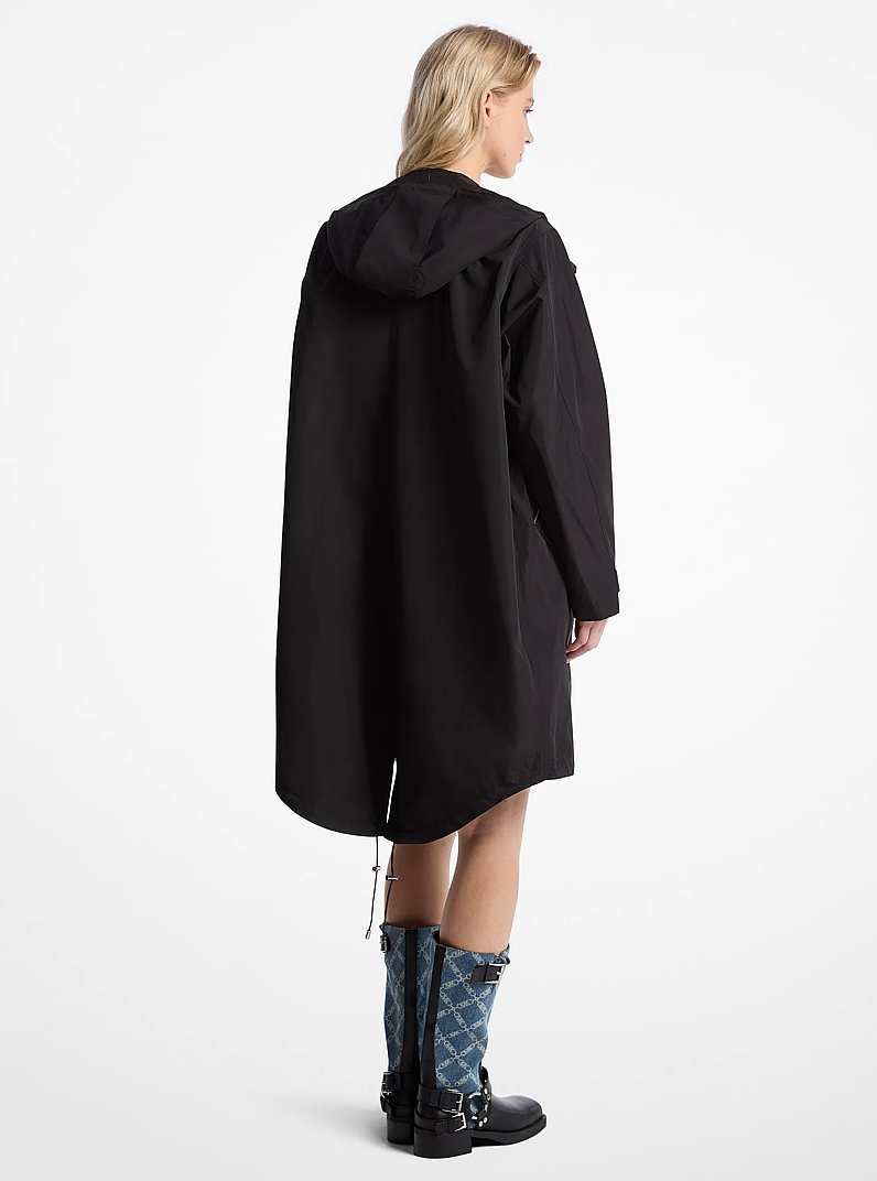Oversized Woven Parka in BLACK | Michael Kors