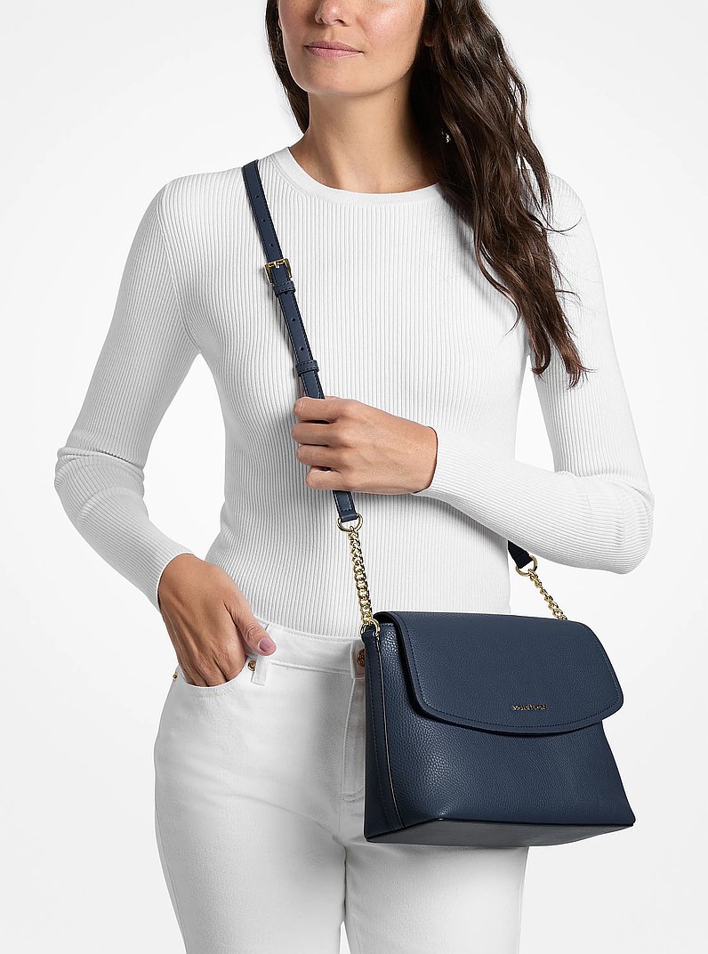Ida Medium Convertible Shoulder Bag in NAVY | Michael Kors