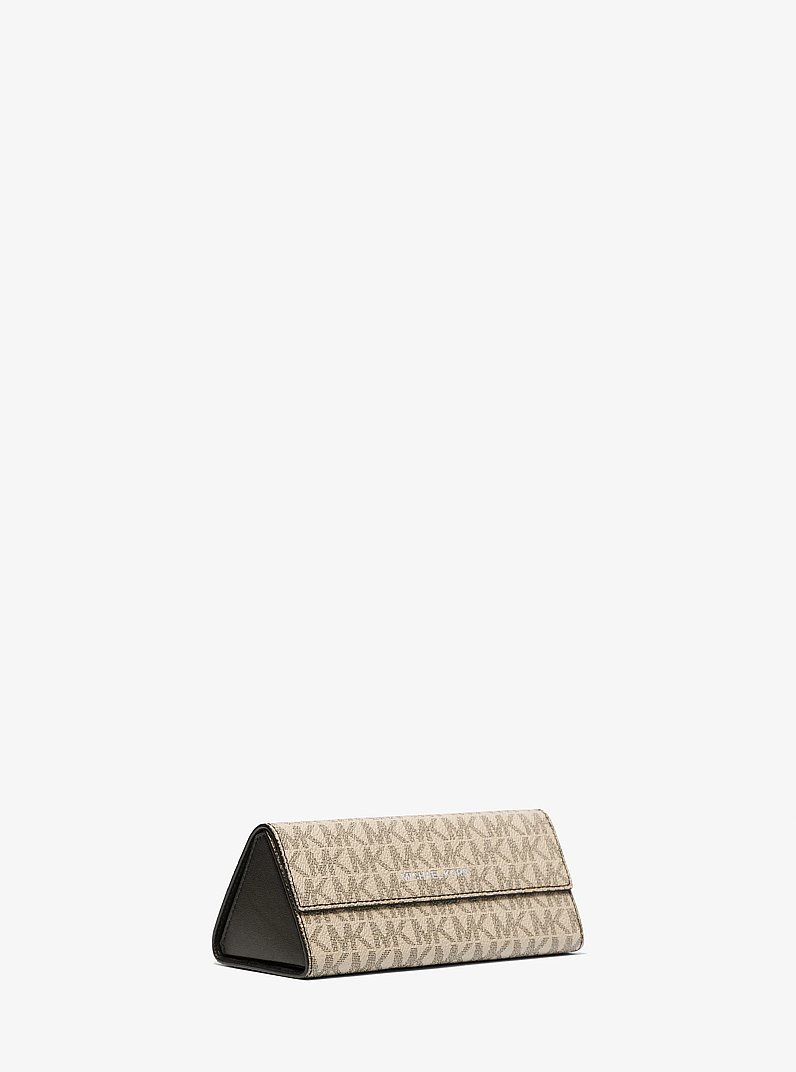 Cooper Logo Sunglasses Case in HEMP/BROWN | Michael Kors