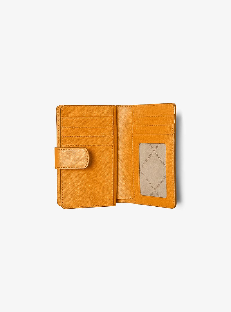 Medium Crossgrain Leather Wallet in OREGANO - Sale | Michael Kors [US]