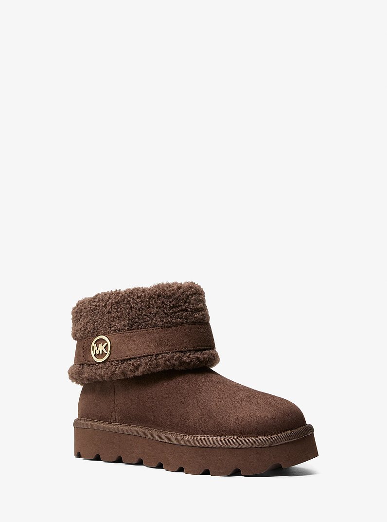Winnie Faux Shearling Boot in NUTMEG | Michael Kors