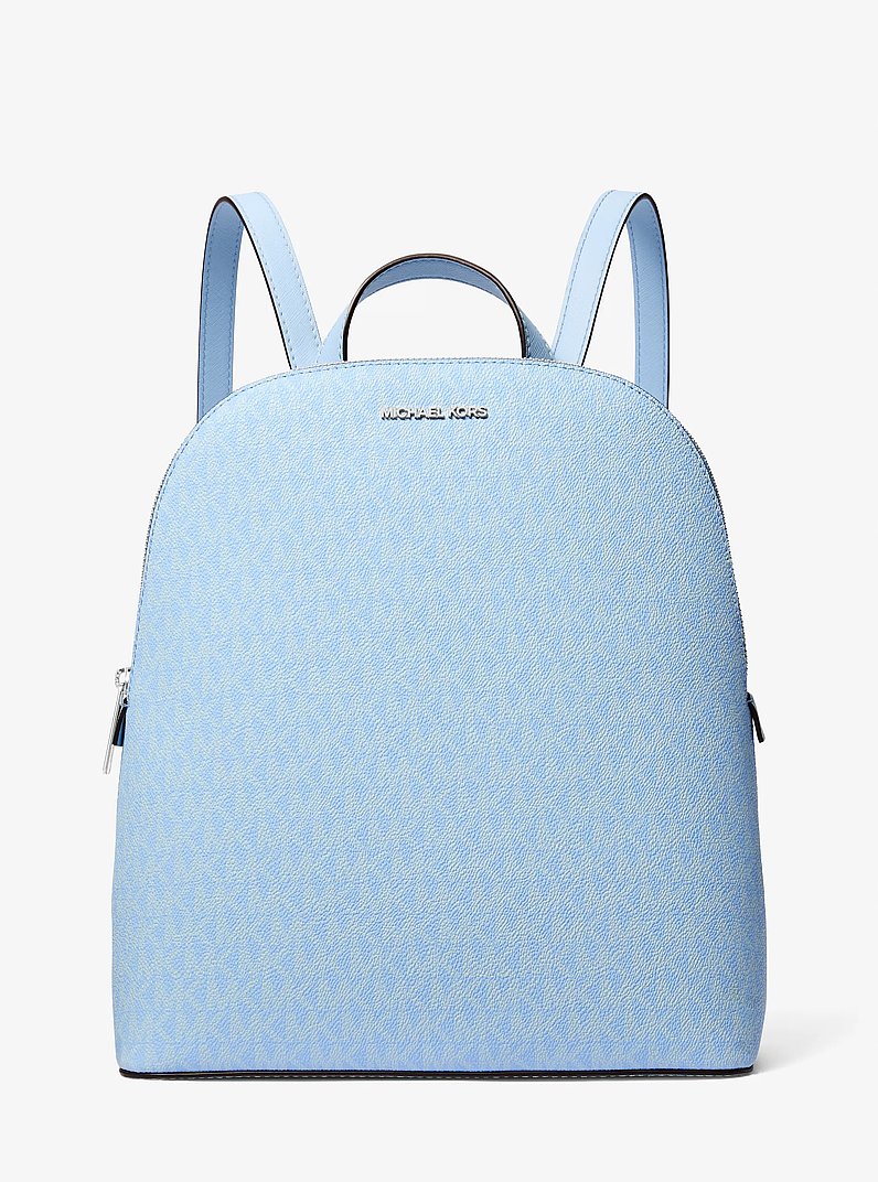 Mochila Cindy grande con logotipo in CELESTE CLARO | Michael Kors