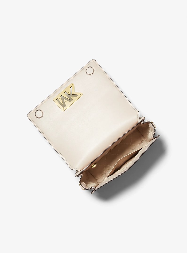 Mimi Medium Leather Messenger Bag