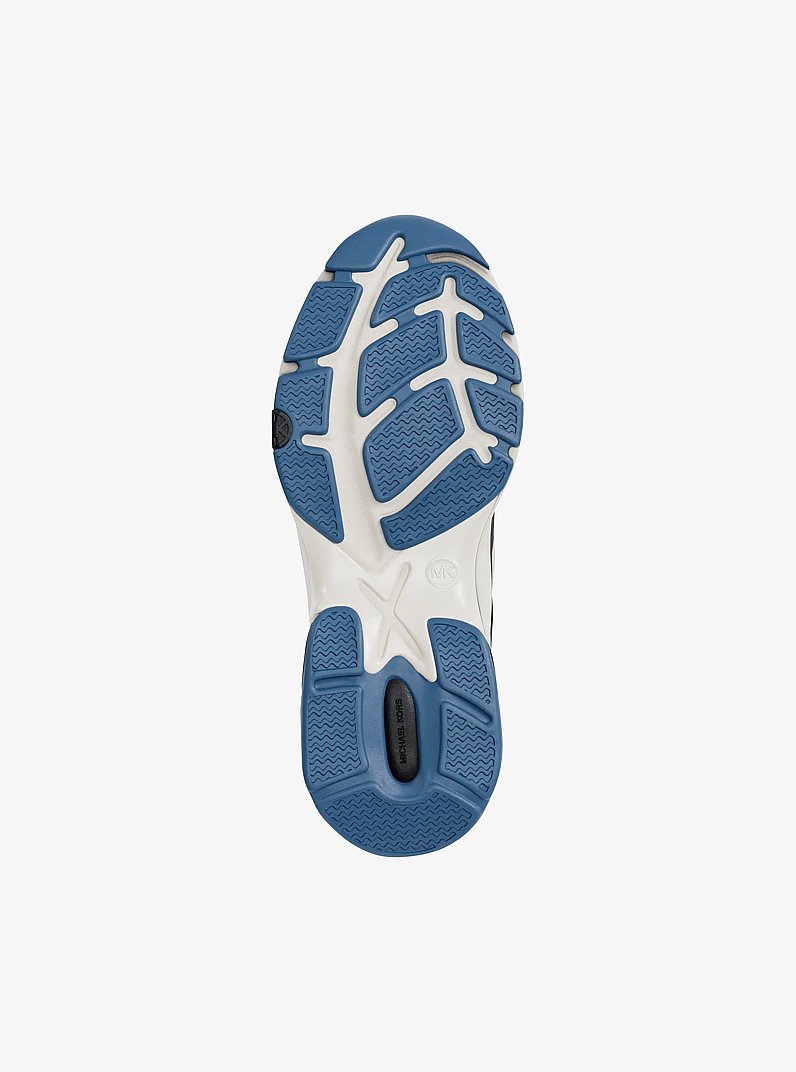 Leo Mixed-Media Trainer in CHOCOLATE COMBO | Michael Kors