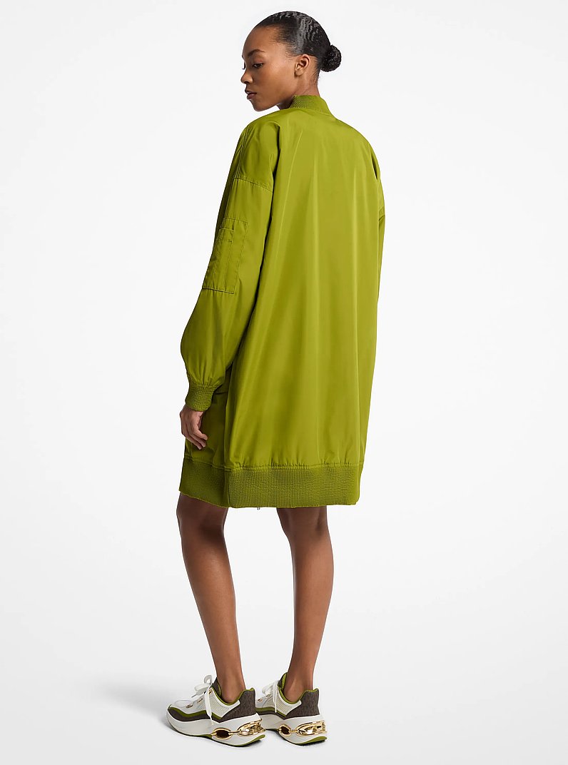 Bomber oversize in VERDE PRATO | Michael Kors
