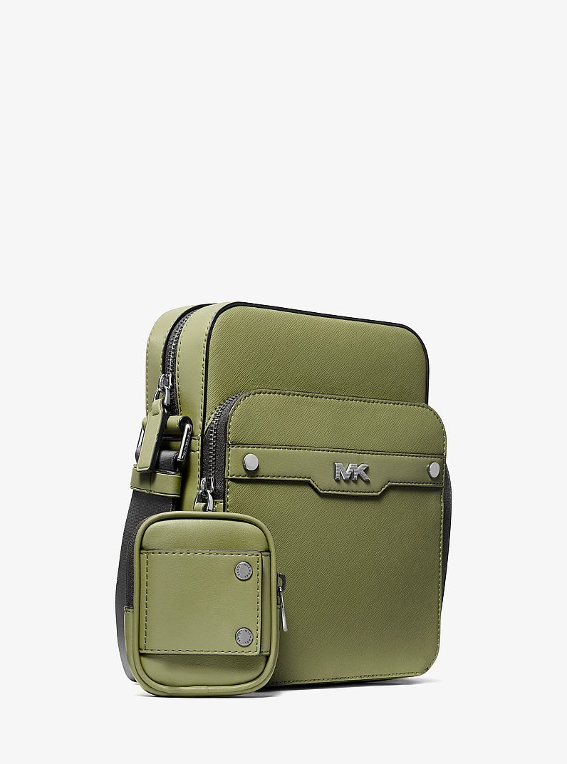 Rivington Leather Flight Bag in OLIVE - Sale | Michael Kors [US]