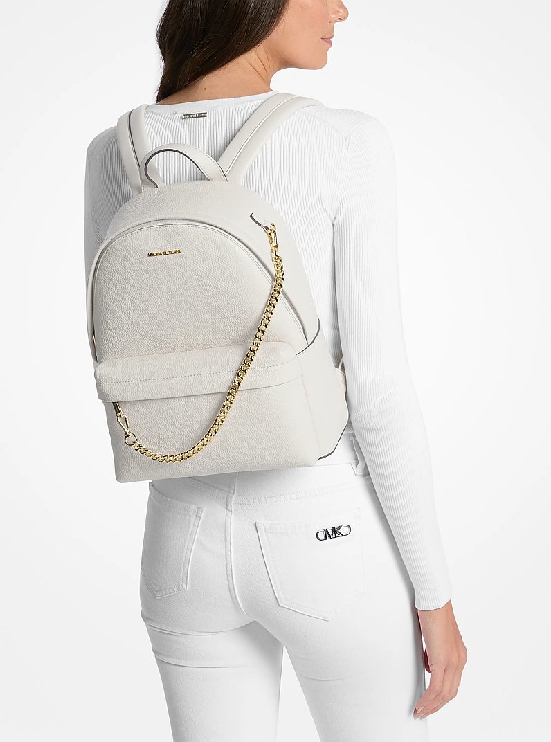 Slater Medium Backpack in LT CREAM | Michael Kors