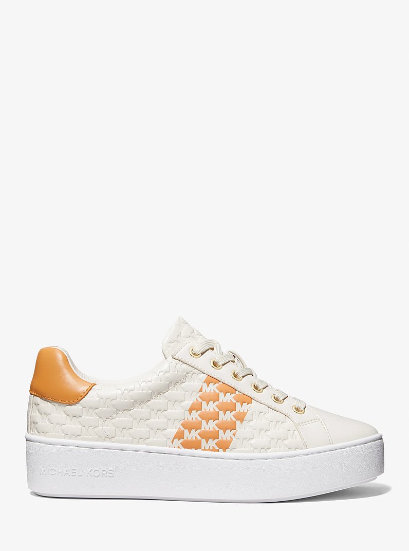 Zapatilla Poppy con logotipo en relieve y franja in SIDRA | Michael Kors
