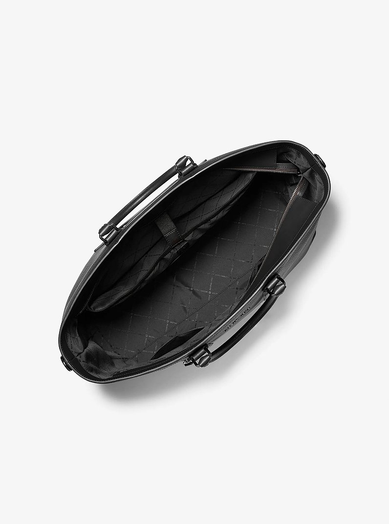 Shopper Hudson aus gekrispeltem Leder in SCHWARZ | Michael Kors