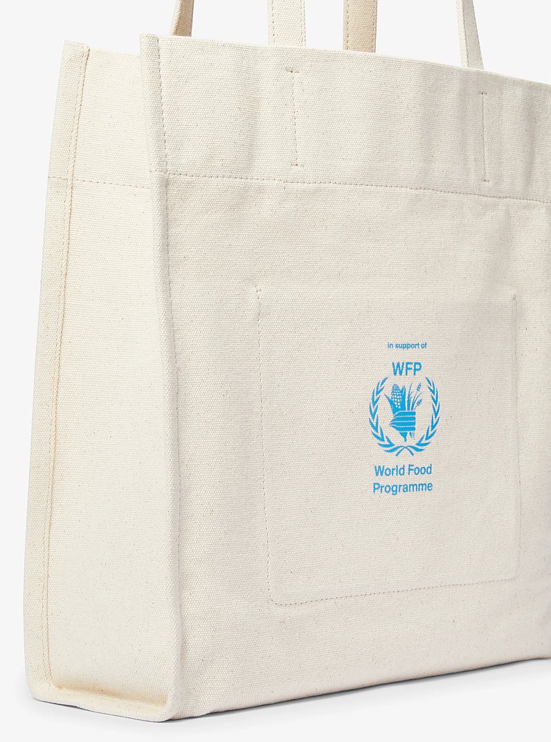 Cabas Watch&nbsp;Hunger&nbsp;Stop en toile de coton recycl&eacute;