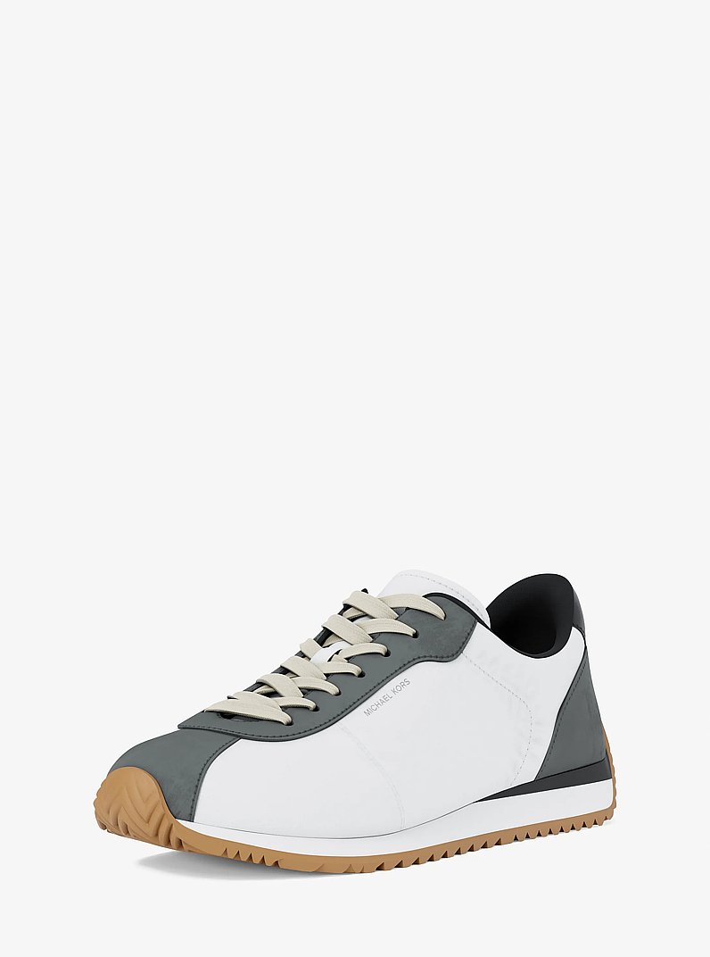 Rhodes Mixed-Media Trainer in BLACK COMBO | Michael Kors