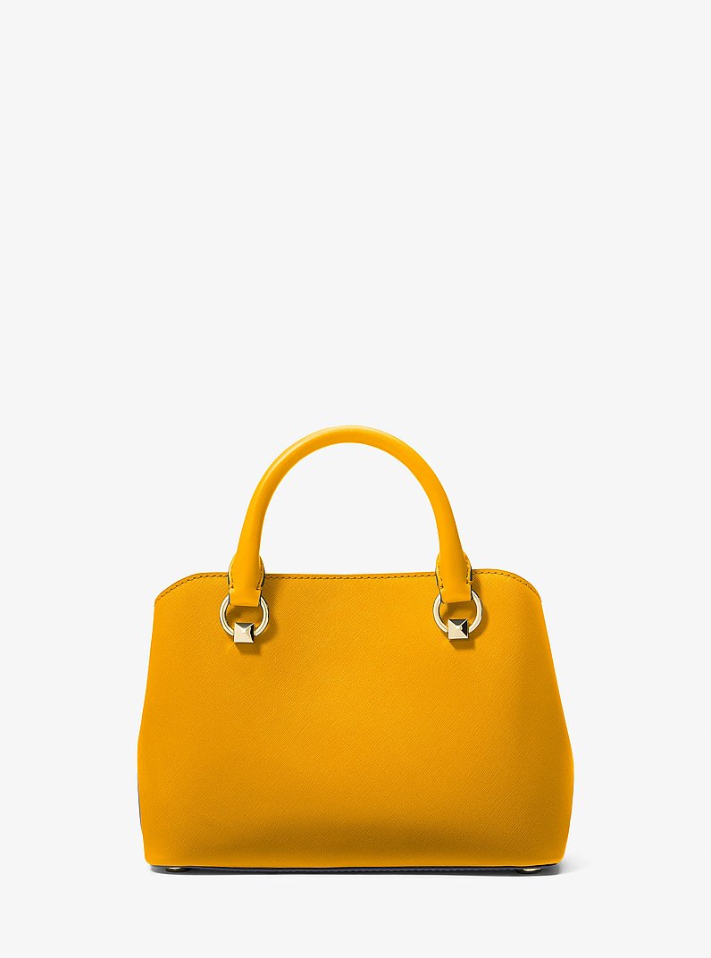 Edith Small Saffiano Leather Satchel