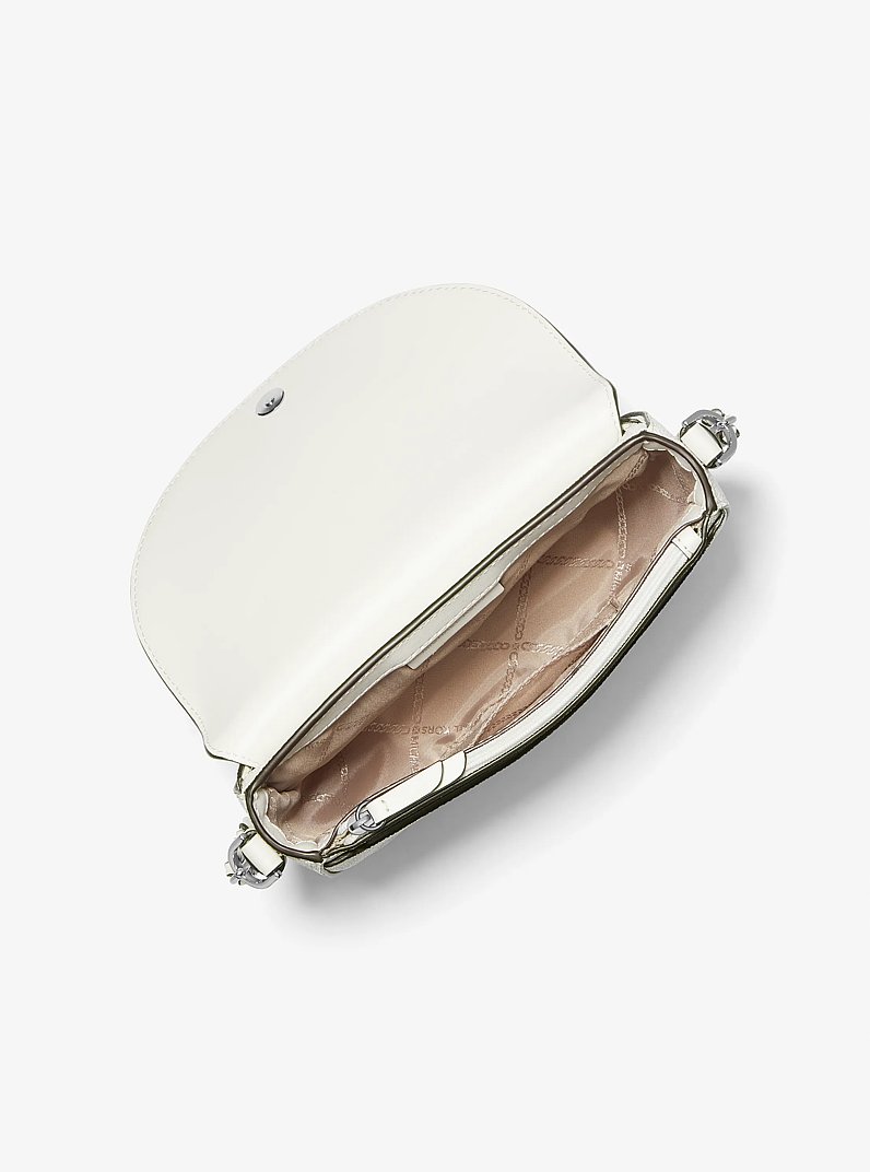 Jet Set Charm Medium Leather and Logo Crossbody Bag