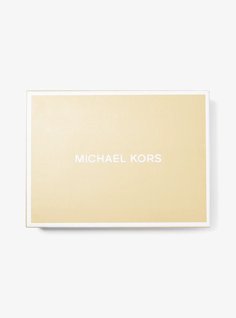 Logo Jacquard Cold Weather Accessory Set in CHOCOLATE | Michael Kors