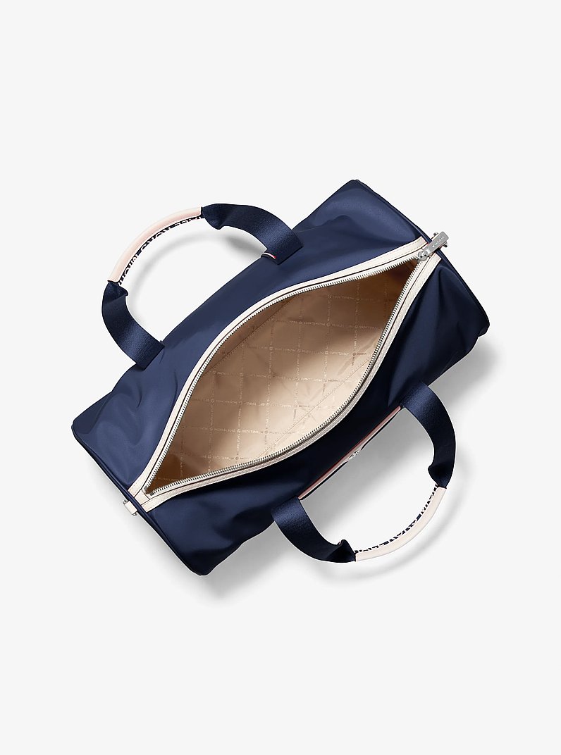 Grand sac de voyage Jet Set en nylon in BLEU MARINE | Michael Kors