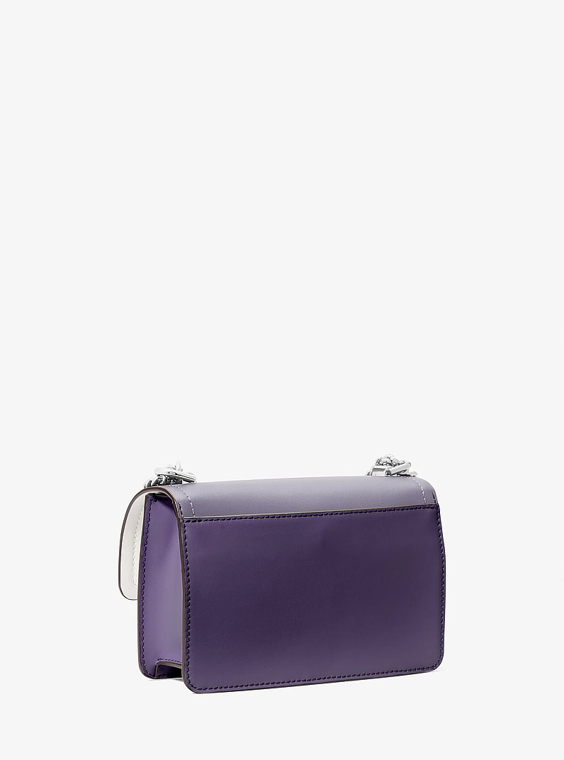 Borsa a tracolla Heather extra-small con logo in COMBO IRIS | Michael Kors