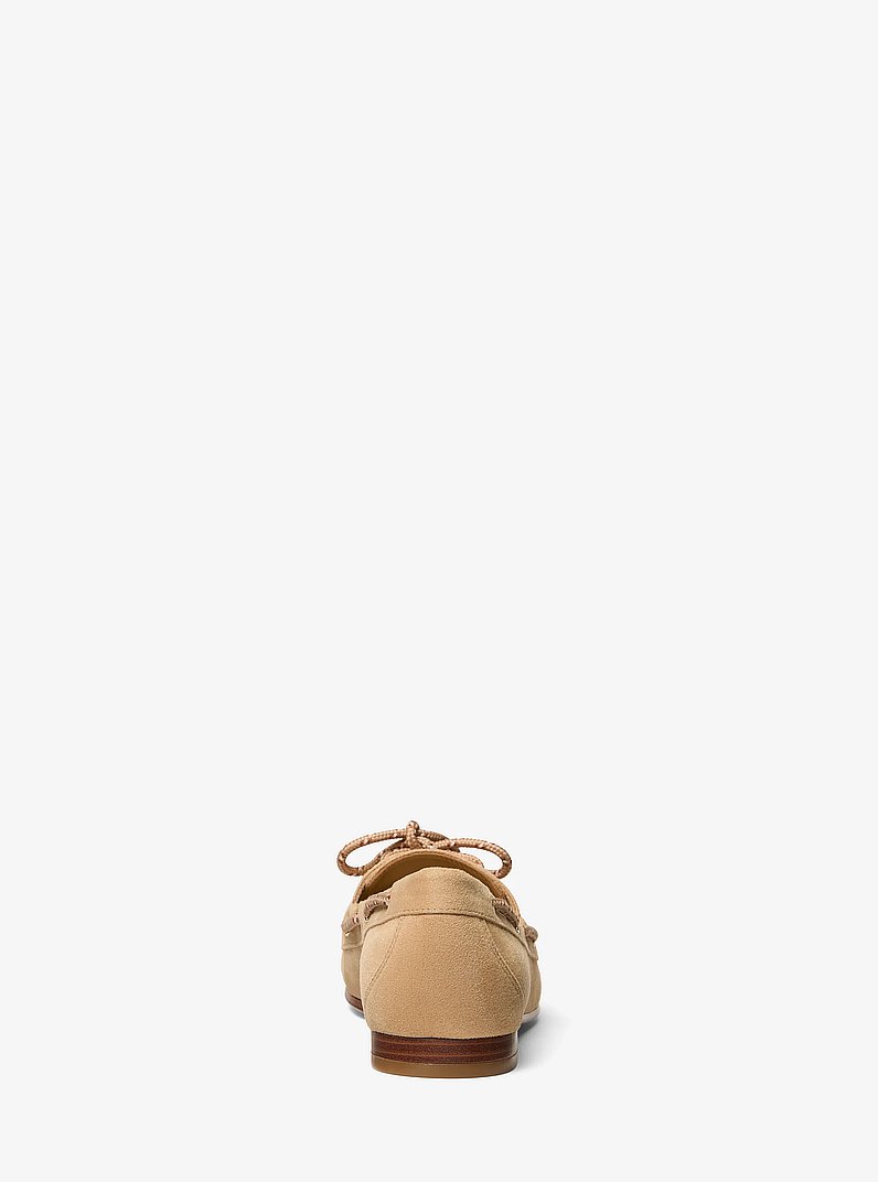 Demi Microsuede Mocassin in CAMEL | Michael Kors