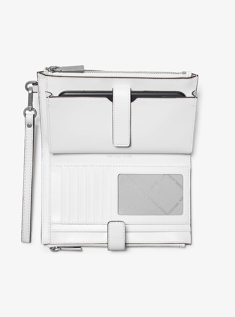 Jet Set Large Signature Logo Stripe Smartphone Wallet