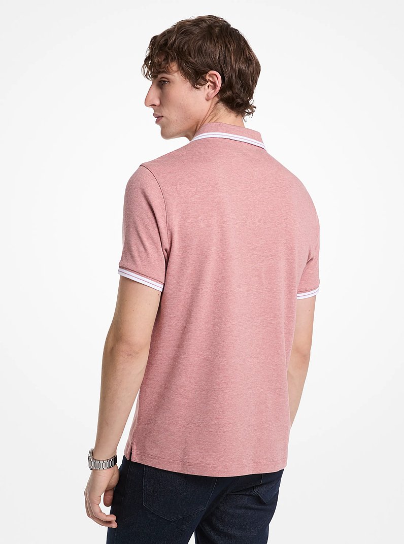 Greenwich Cotton Polo Shirt in DUSY ROS HEA | Michael Kors