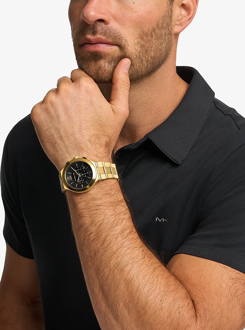 Oversized Billie Gold-Tone Watch in GOLD | Michael Kors