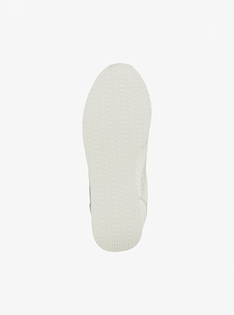 Cindy Smooth and Signature Logo Trainers in EGGSHELL MULTI | Michael Kors