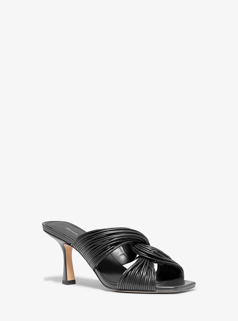Alessia Mule Sandal in BLACK | Michael Kors