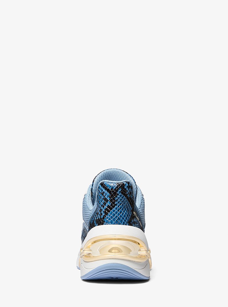 Toni Mixed-Media Trainer in CHAMBRAY | Michael Kors