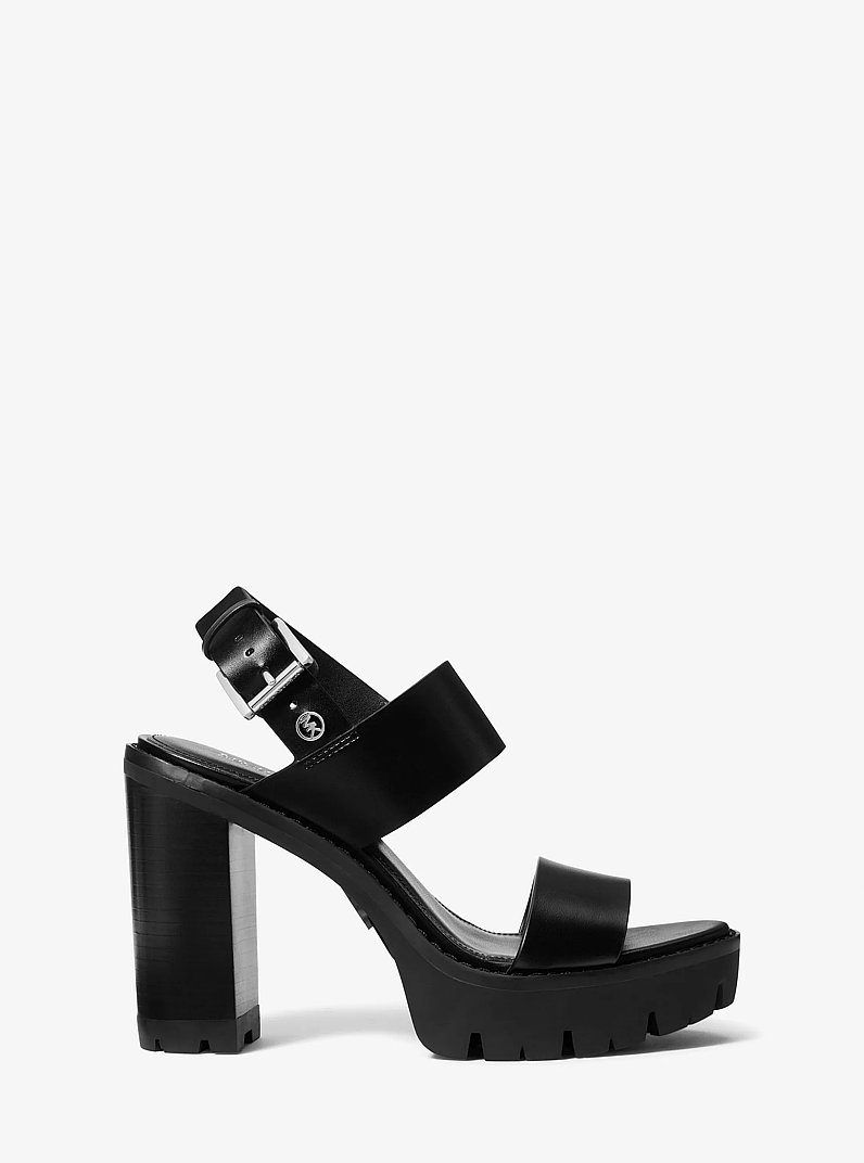 Holland Platform Sandal in BLACK | Michael Kors