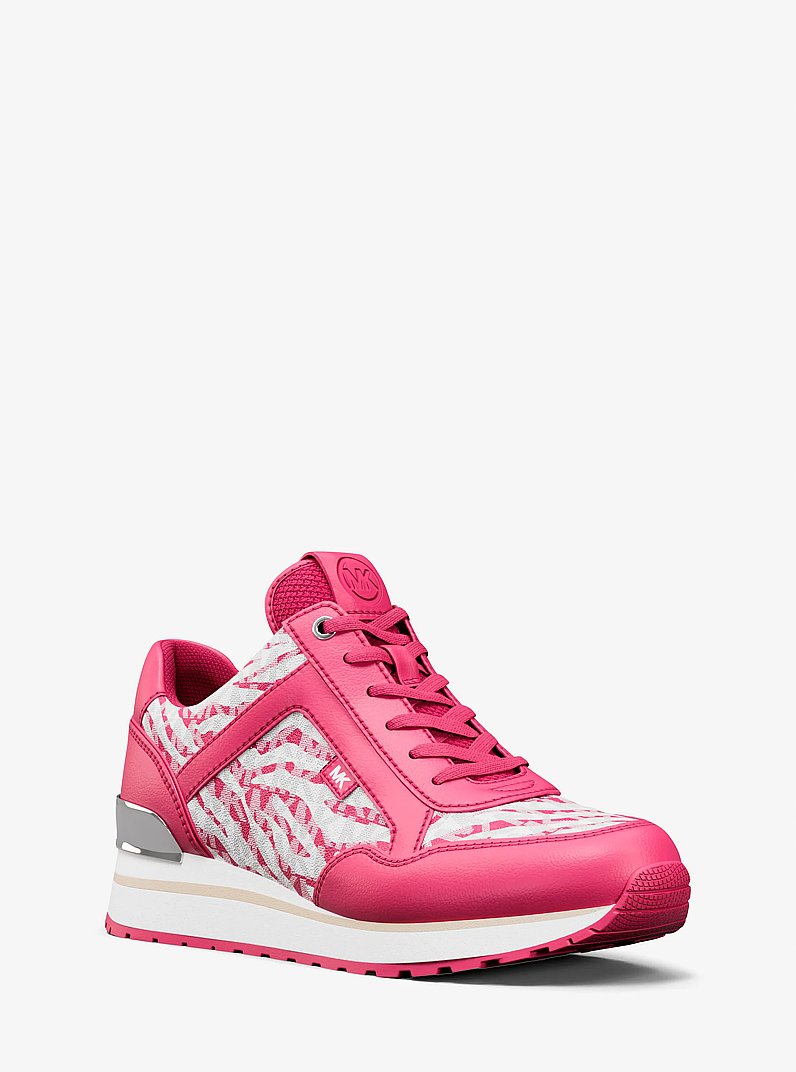 Espadrille Maddy &agrave; imprim&eacute; de z&egrave;bre et &agrave; logo Signature in FRUIT DE DRAGON MULTI | Michael Kors