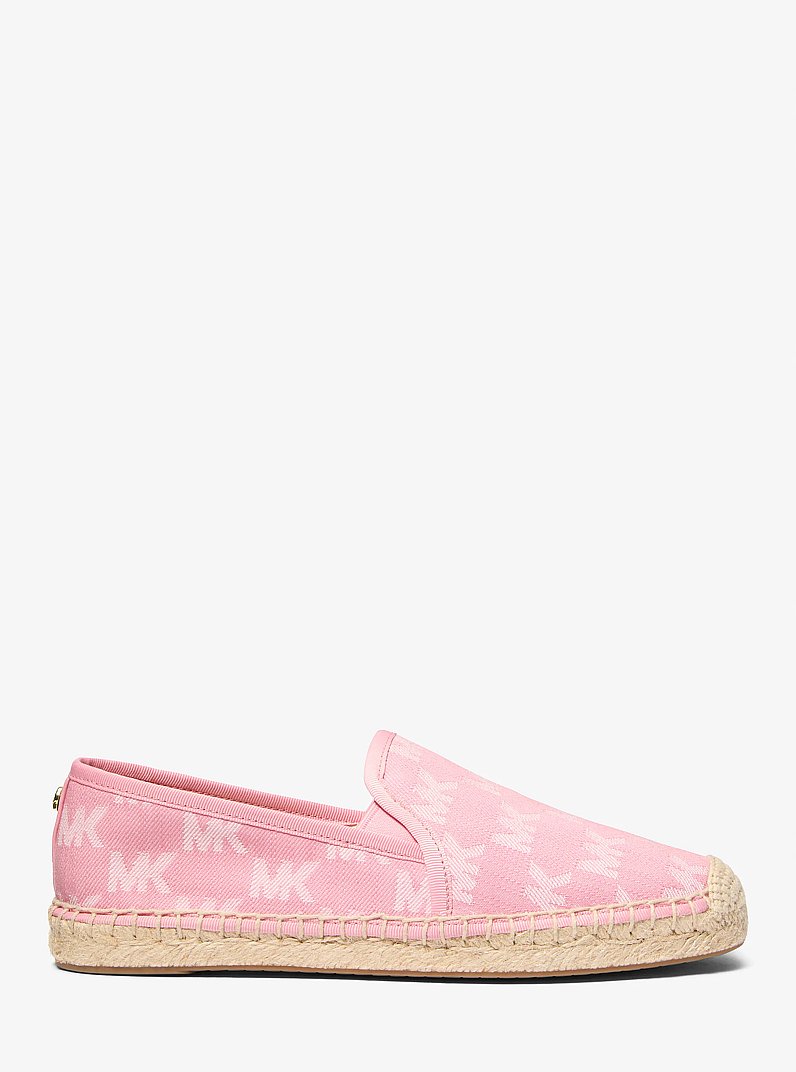 Espadrille Hastings en jacquard &agrave; logo in LAV&Eacute; CARNATION | Michael Kors