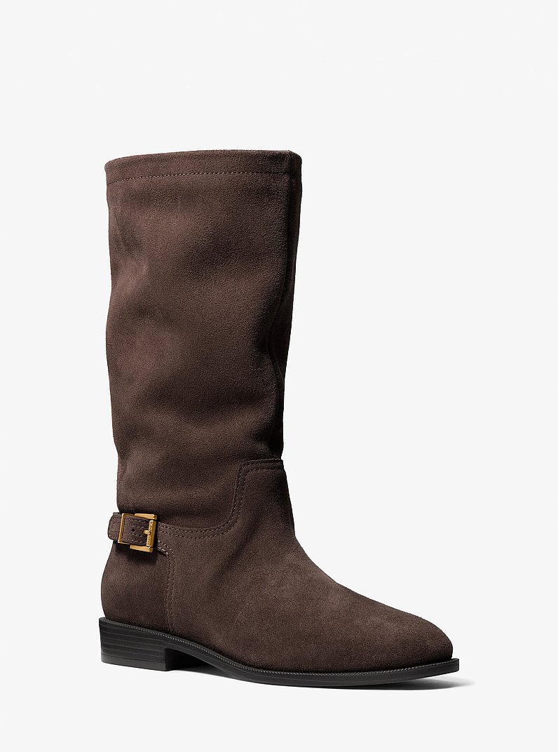 Harleigh Suede Boot in CHOCOLATE | Michael Kors
