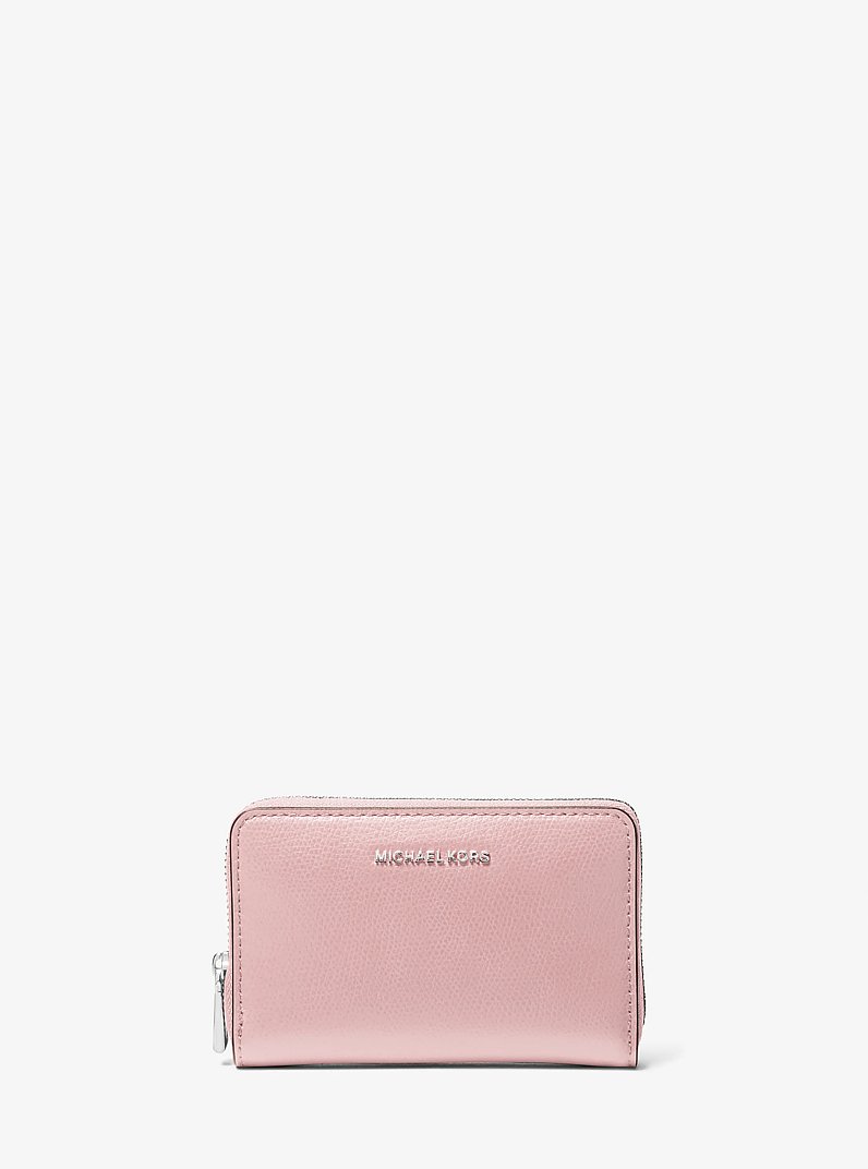 Jet Set Small Leather Wallet in SMOKEY ROSE | Michael Kors