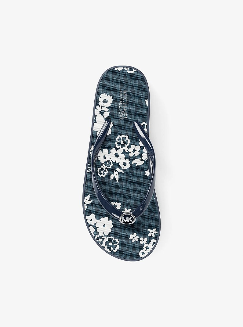 Chanclas Bedford con nuestro logotipo impreso exclusivo in AZUL MARINO | Michael Kors