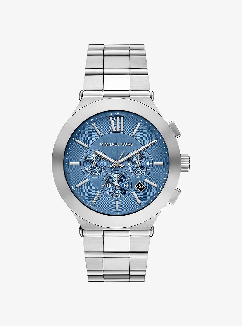 Oversized Billie Silver-Tone Watch in SILVER | Michael Kors