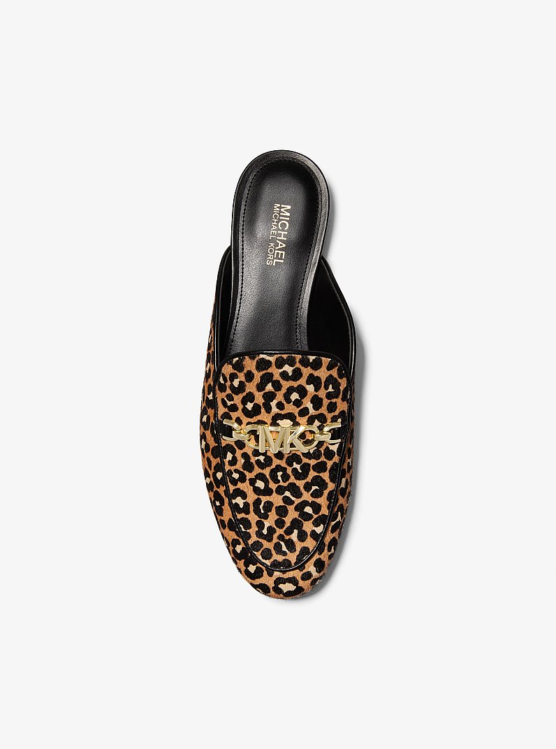 Tiffanie Leopard Print Calf Hair Mule