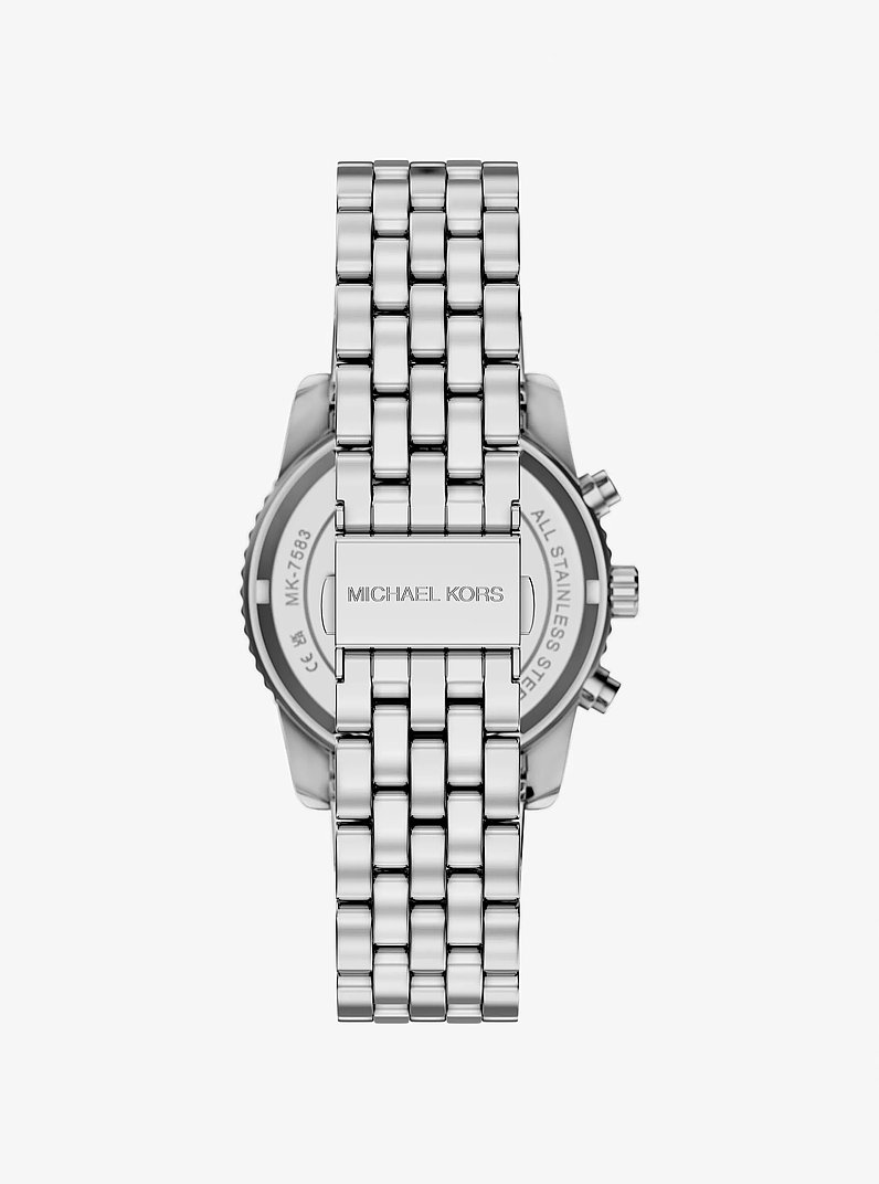 Armbanduhr Bryant im Silberton mit Pav&eacute; in SILBERTON | Michael Kors