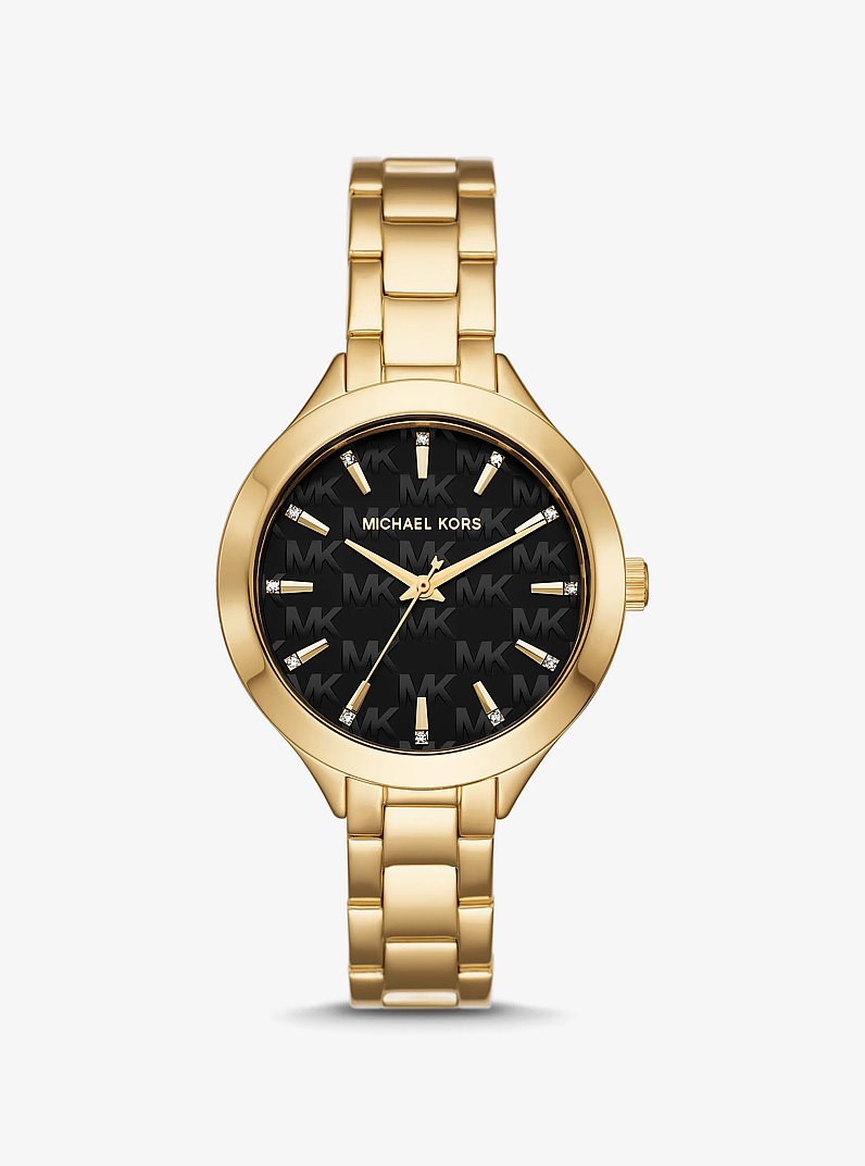 Aspyn Gold-Tone Watch in GOLD | Michael Kors