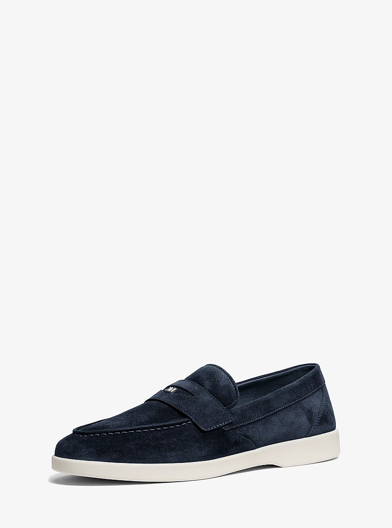 Wesley Suede Loafer in DRESS BLUES | Michael Kors