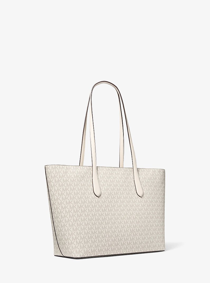 Arden Large Signature Logo Tote Bag in LT CRM MULTI | Michael Kors