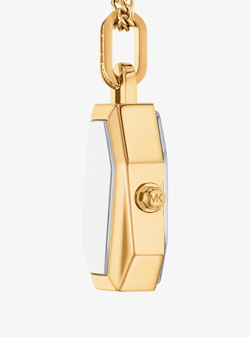Collana Suri tonalit&agrave; oro con orologio in ORO | Michael Kors