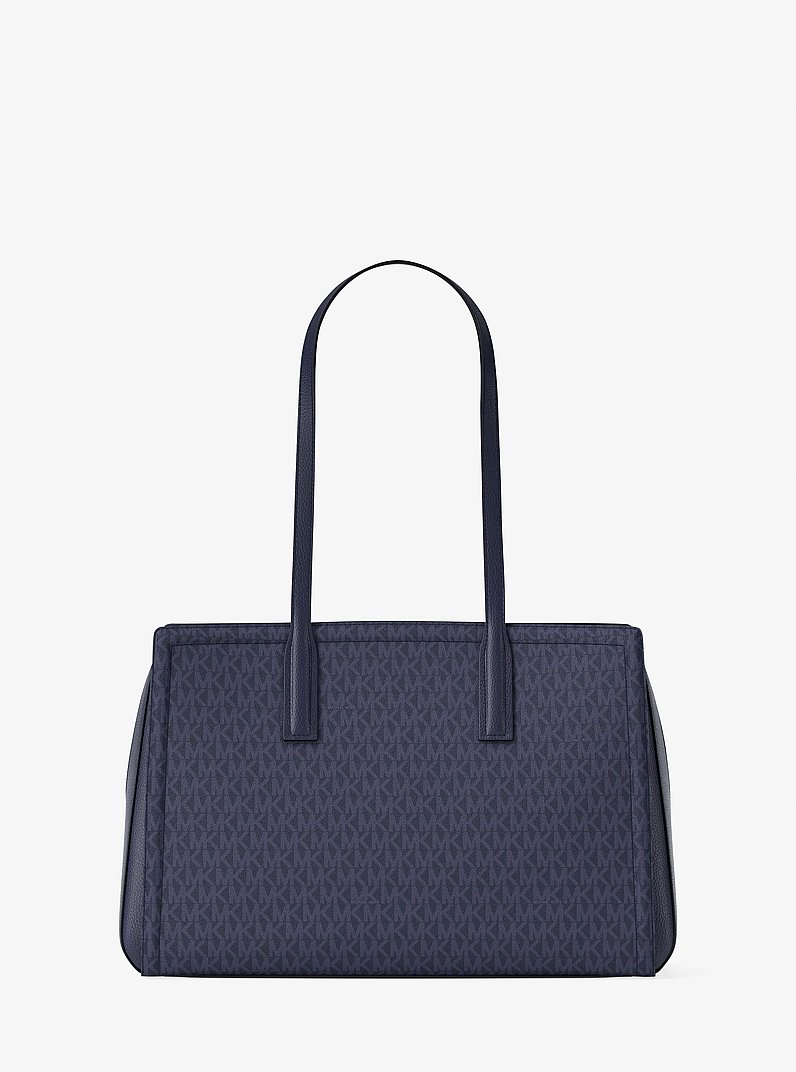 Bolso tote Laila mediano con logotipo exclusivo in DRESS BLUES | Michael Kors