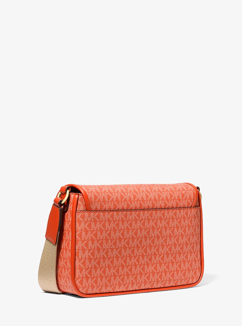 Bradshaw Medium Signature Logo Messenger Bag in RED CLAY | Michael Kors