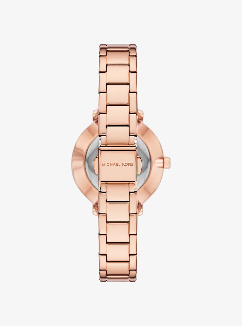 Mini Pyper Pav&eacute; Rose Gold-Tone Watch and Jewelry Gift Set in ROSE GOLD | Michael Kors