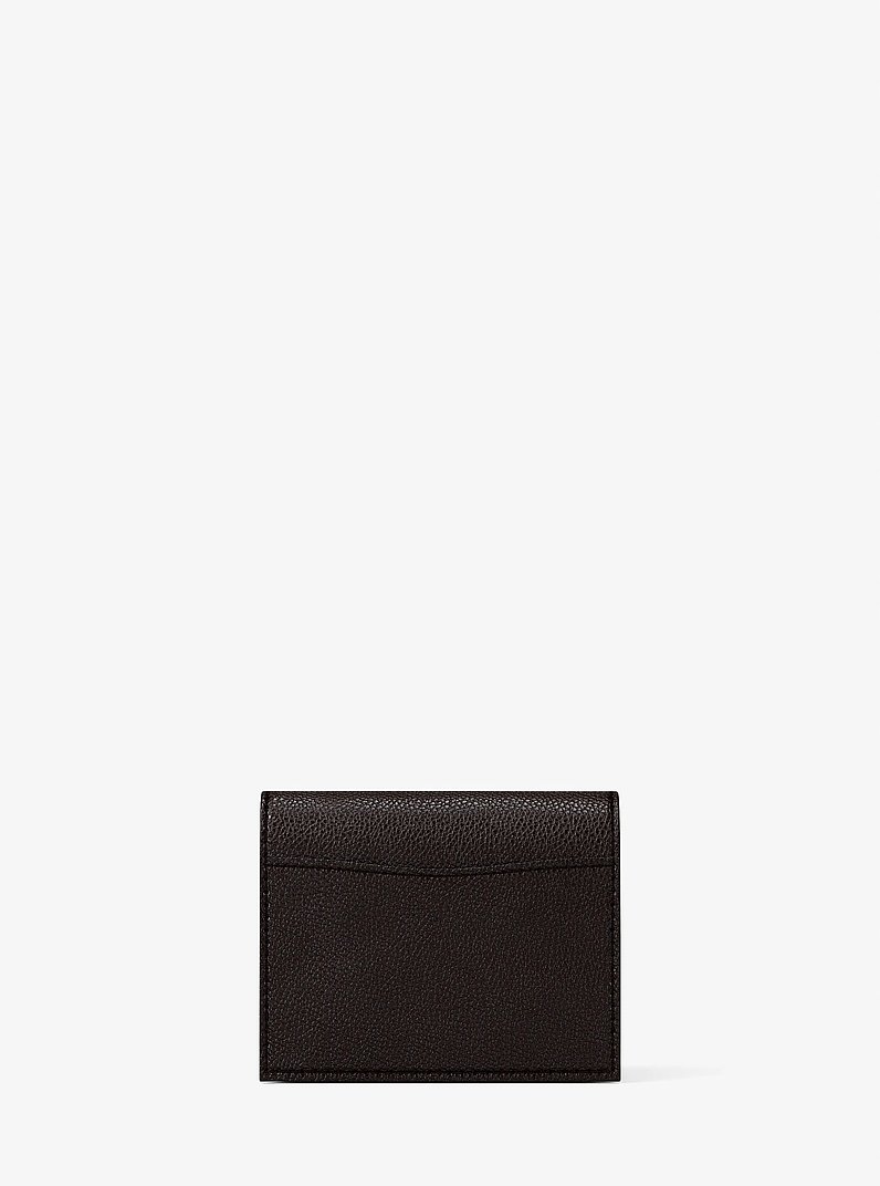Hamilton Moderne Small Textured Leather Wallet in CHOCOLATE | Michael Kors
