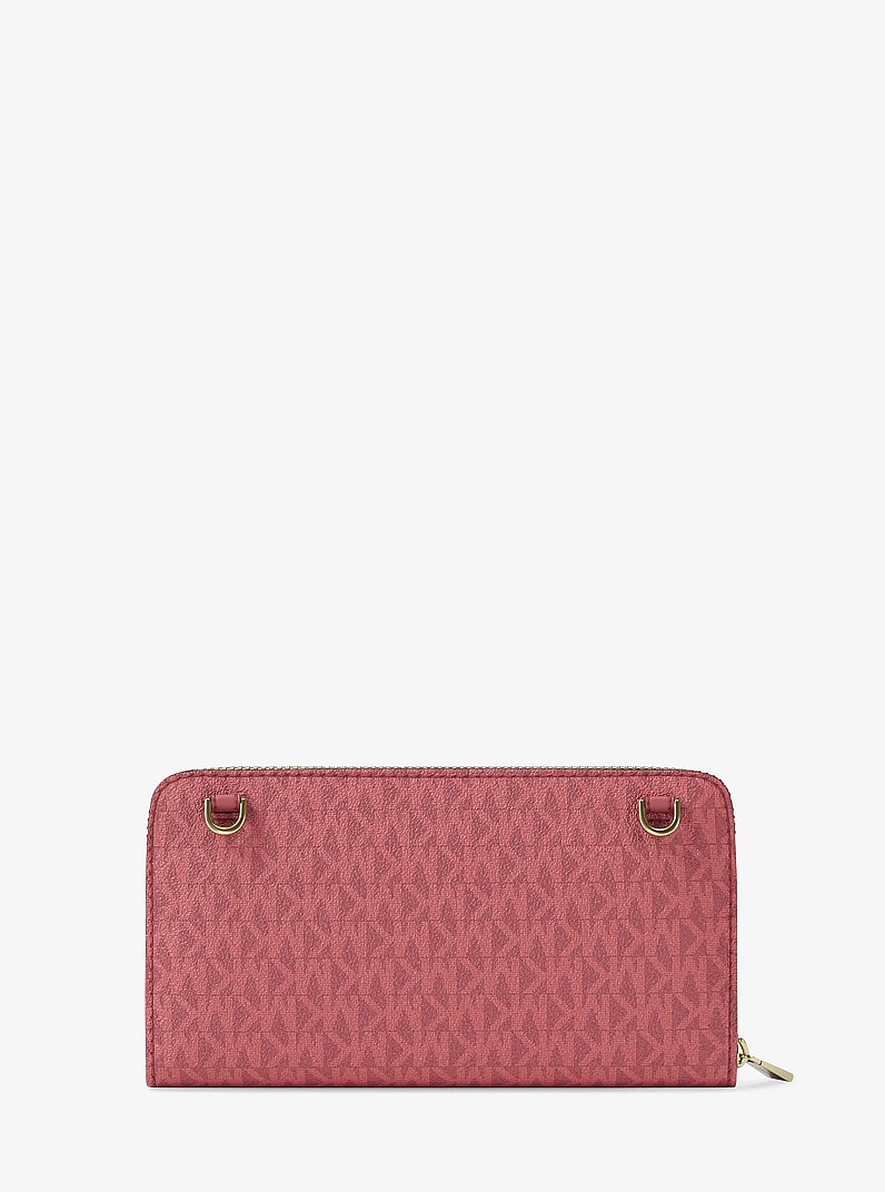 Borsa a tracolla Jet&nbsp;Set grande con logo in SORBETTO AI FRUTTI DI BOSCO | Michael Kors