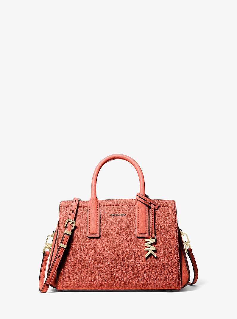 Laila Small Signature Logo Satchel