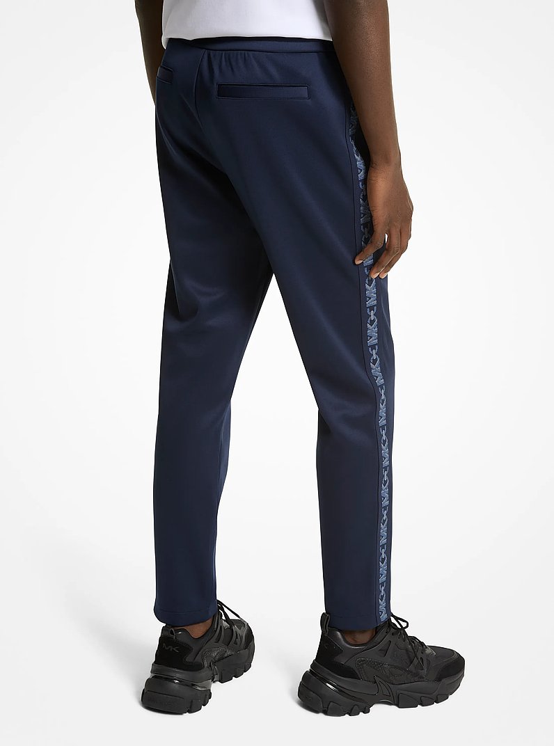 Empire Logo Trim Knit Track Pants