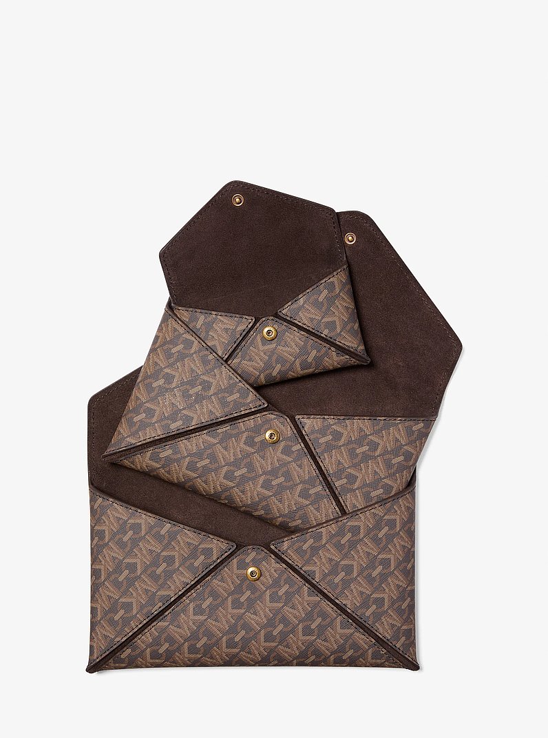 Portefeuille enveloppe 3-en-1 Jordi &agrave; logo Empire Signature