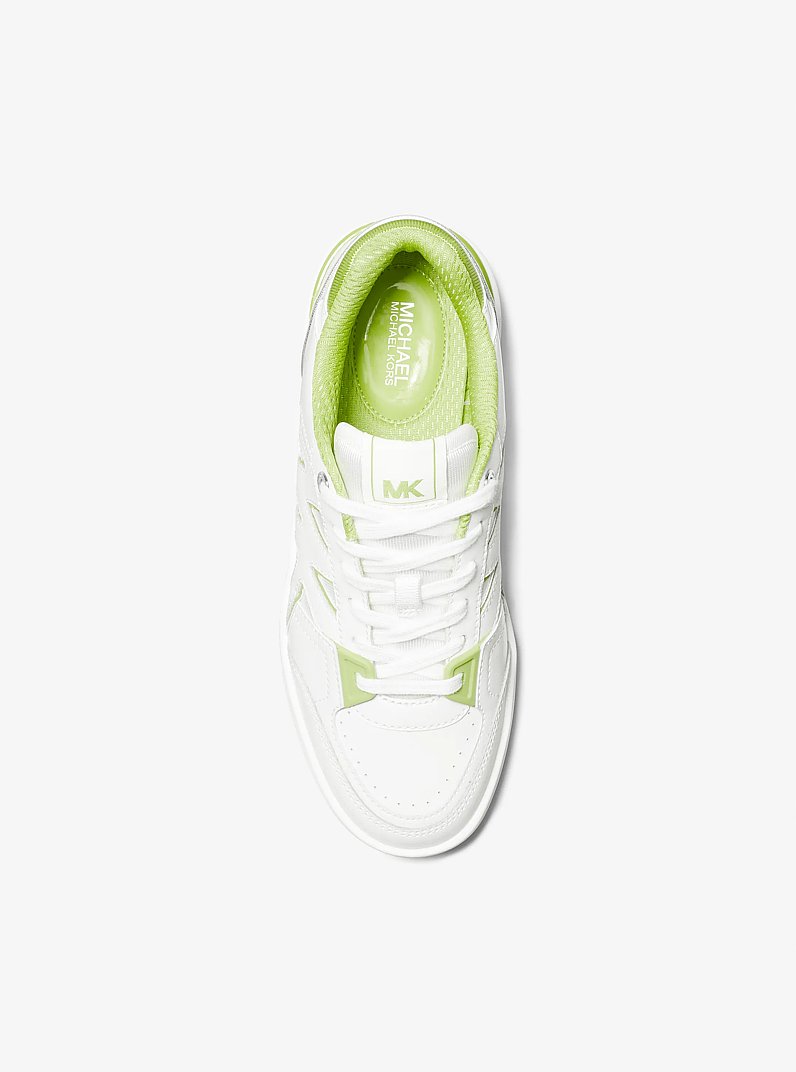 Rebel Leather Sneaker in PEAR MULTI | Michael Kors